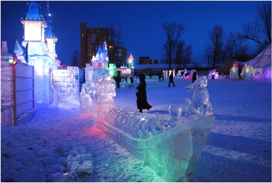 Ледяной городок «Хрустальная сказка» – афиша