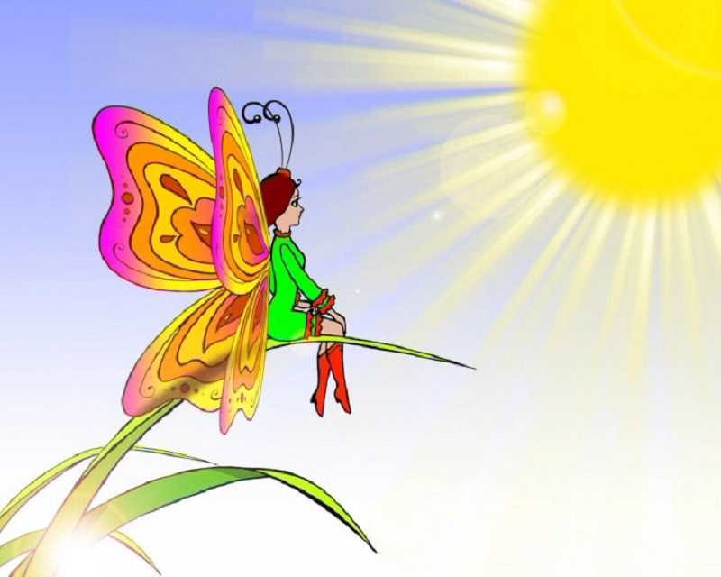 Мальчик и бабоч�ка – афиша